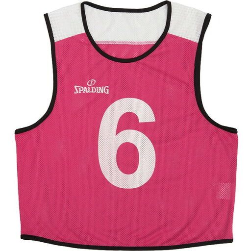 SUB130720-PNK-FREE スポルディング ビブス6枚セット No.6-11(ピンク・サイズ:FREE) SPALDING SUB130720-PNK-FREE スポルディング ビブス6枚セット No.6-11(ピンク・サイズ:FREE) SPALDING