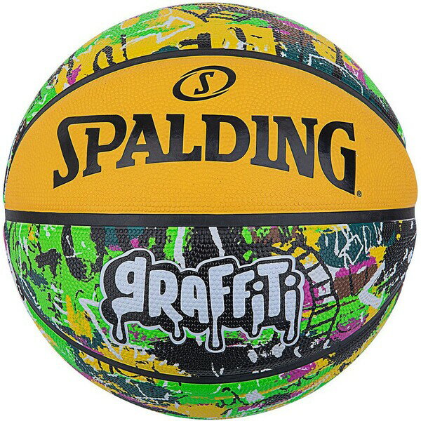 スポルディング バスケットボール グラフィティ 7号球（グリーン×イエロー） SPD-84374Z SPALDING