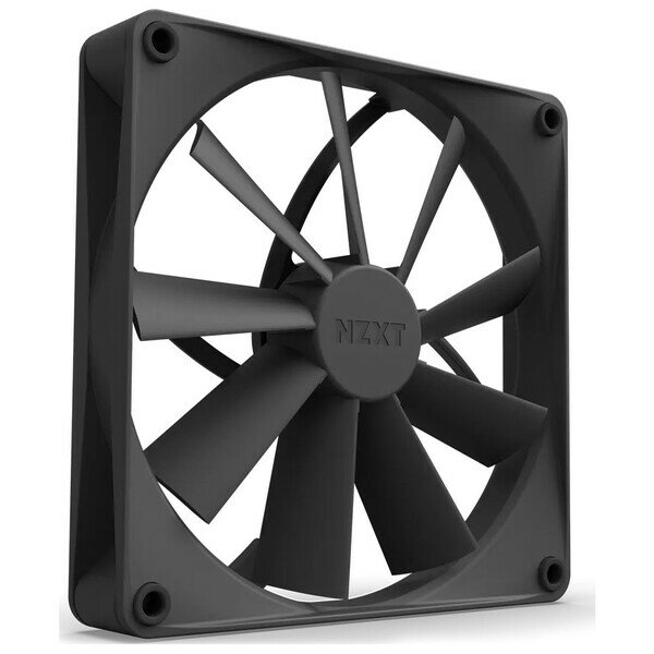 NZXT NZXT PCケースファン Quiet Airflow Fans 140mm ブラック Fシリーズ RF-Q14SF-B1