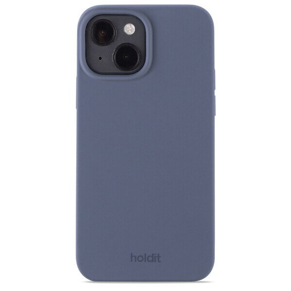 ホールディット スマホケース レディース Holdit（ホールディット） iPhone13/iPhone14用 ソフトタッチシリコーンケース（パシフィックブルー） Holdit 15498HOLDIT