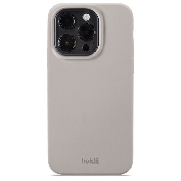 Holdit（ホールディット） iPhone14 Pro用 ソフトタッチシリコーンケース（トープ） Holdit 15514HOLDIT