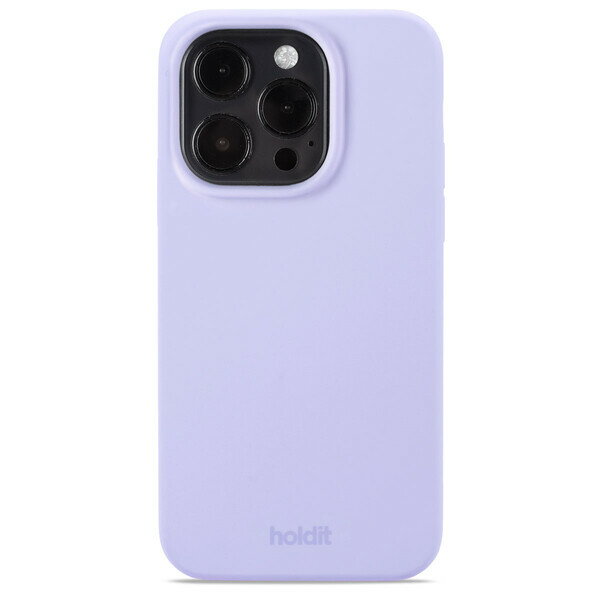 Holdit（ホールディット） iPhone14 Pro用 ソフトタッチシリコーンケース（ラベンダー） Holdit 15520HOLDIT