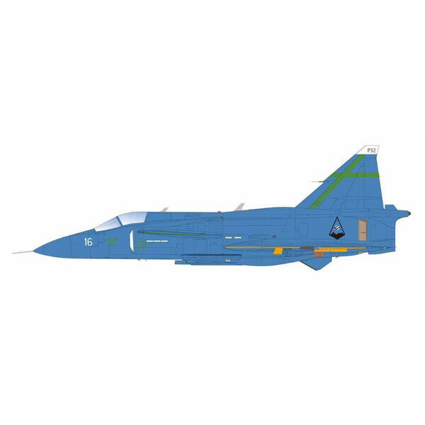 プラッツ 1/48 スウェーデン空軍 JA37 ヤクトビゲン ”ブルーピーター” スウェーデン空軍75周年記念塗装機【TPA-25】 プラモデル