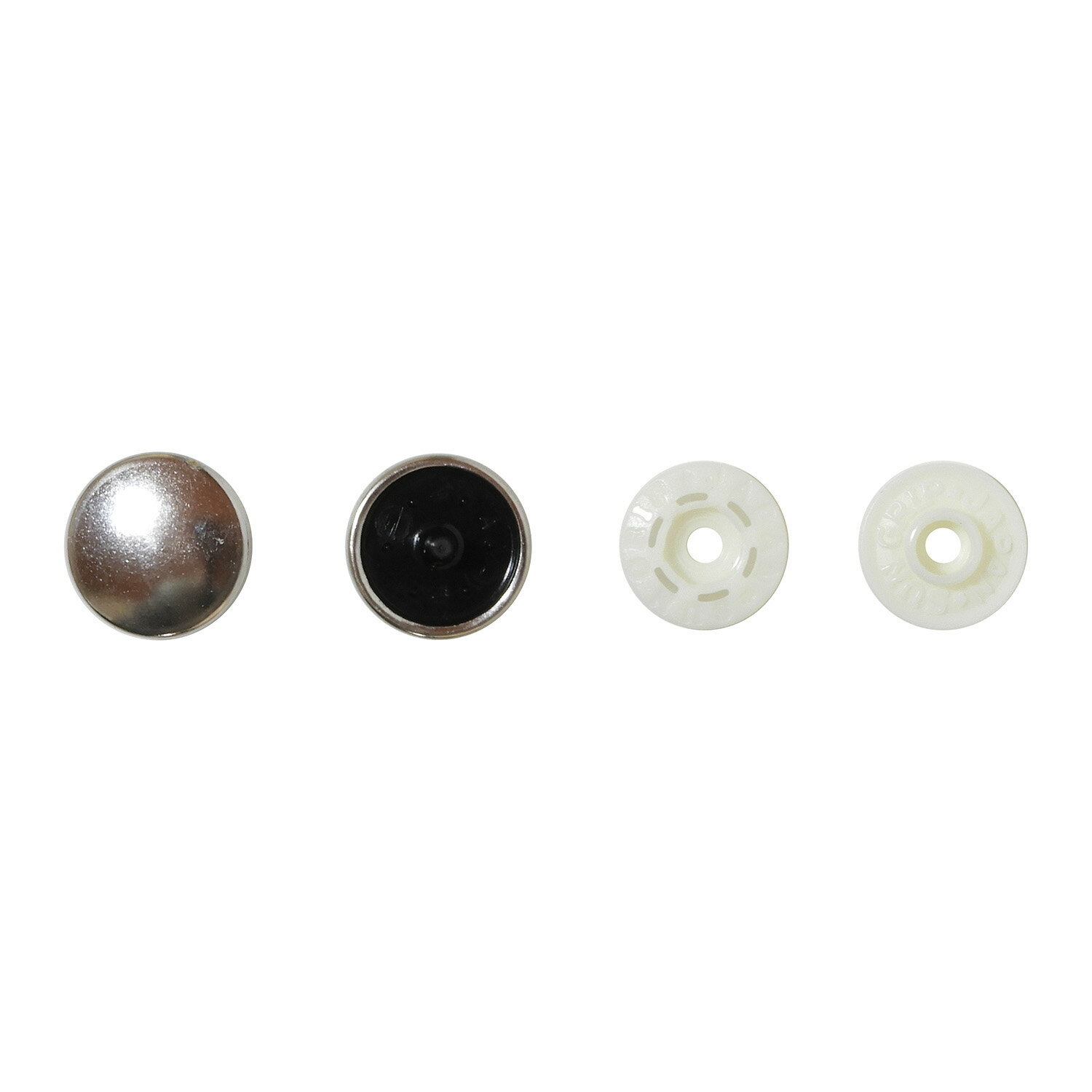 Snap Button - KIYOHARA サンコッコー プラスナップメタル 13mm(ニッケル) SUN15-121