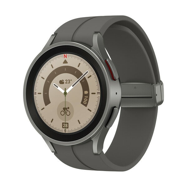サムスン スマートウォッチ サムスン 【国内正規品】SAMSUNG Galaxy Watch5 Pro 45mm/Gray Titanium　スマートウォッチ SM-R920NZTAXJP [SMR920NZTAXJP]【返品種別A】