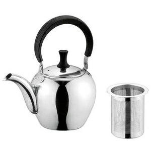 ジャストサイズ ステンレス製ティーポット600ml（HB-4420） パール金属 JSサイズ テイ-ポツト600ML