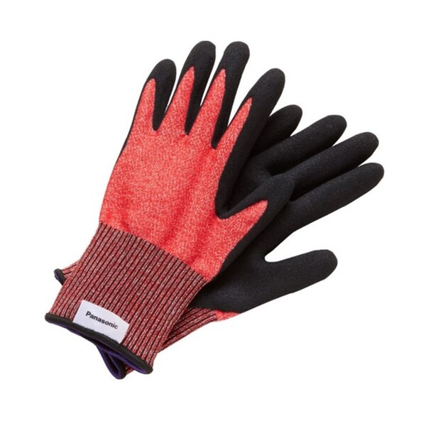 パナソニック タングステン耐切創手袋 レッド LLサイズ 1双入 WKTG3XR Panasonic ストロングンテ Panasonic ストロングンテ 軍手...