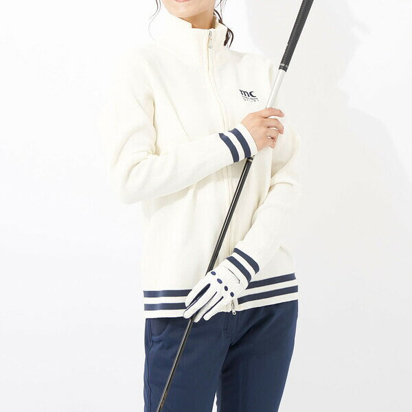 marie claire（マリ・クレール） レディース ニットジャケット（オフホワイト・サイズ：M） 732702MOWT