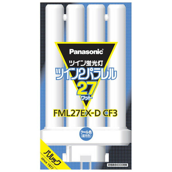パナソニック ツイン蛍光灯27形・クール色 FML27EXDCF3 Panasonic [FML27EXDCF3]