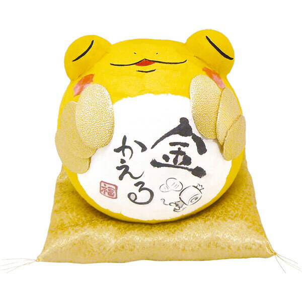 京都 リュウコドウ ちぎり和紙 ぽっちゃり金かえる 006-0574 [0060574リユウコドウ]
