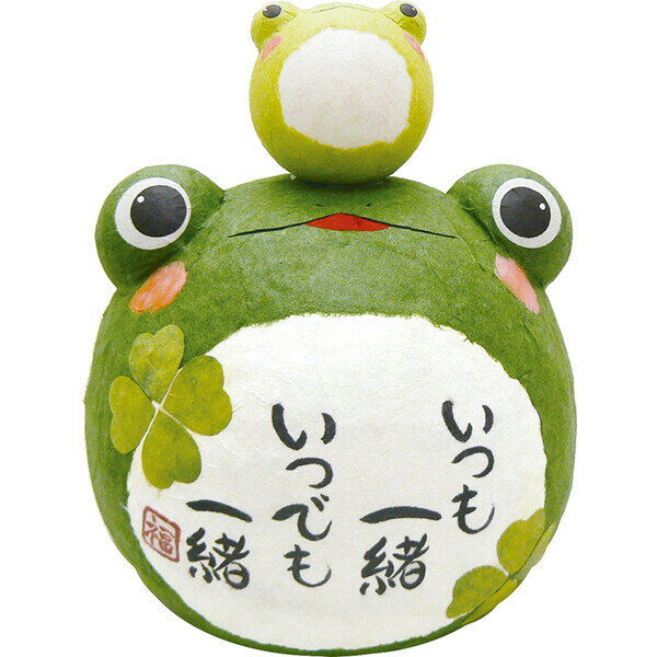 京都 リュウコドウ ちぎり和紙 ぽっちゃり親子かえる 006-0576 [0060576リユウコドウ]