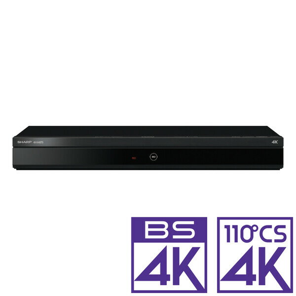 4B-C40ET3 㡼 4TB HDD/3塼ʡ ֥롼쥤쥳4K塼ʡ¢Ultra HD֥롼쥤б SHARP AQUOS 4K 쥳