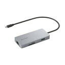 バッファロー Type-C接続ドッキングステーション PD対応 CR付(シルバー) LUD-U3-CGCSV(2)