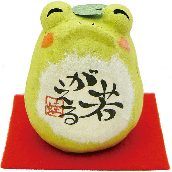 京都 リュウコドウ ちぎり和紙 縁起かえる 若がえる 006-0485A [0060485Aリユウコドウ]