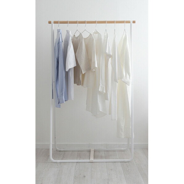 アイリスオーヤマ ナチュラル物干し ベーシック ハイタイプ(幅94.5×奥行53.5×高さ148cm) NRMH-950B IRIS [NRMH950B]