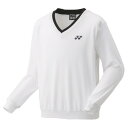 YO-32032-011-SS ヨネックス ユニセックス トレーナー(ホワイト・サイズ:SS) YONEX