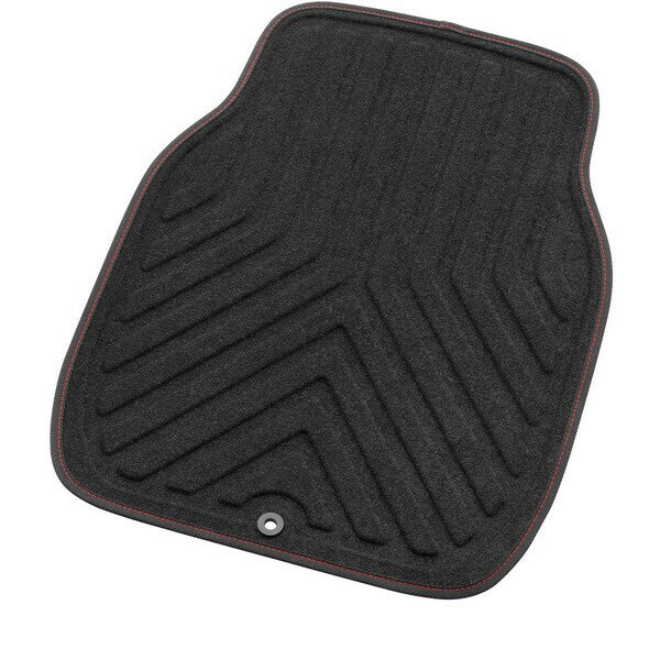 BONFORM カーマット　デオガード抗菌防臭　裏面ノンスリップ　（48X62cm　レッド） 6476-01RE ボンフォ..