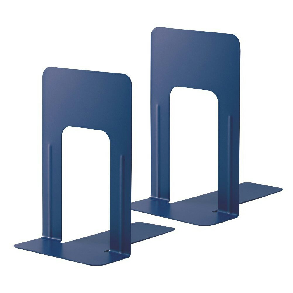 【返品種別A】□「返品種別」について詳しくはこちら□2002年11月 発売◆机上や棚の中の整理に活躍する2枚組のブックエンド。◆バインダーやファイル、雑誌・書籍などいろいろな用途に使える、お手頃価格もうれしいブックエンド。◆大型ファイルをしっかり支えられるサイズ。◆シンプルでかさ張らないフォルム、1.2mm厚の鋼板を折り曲げただけのシンプルな形。丈夫でゆがみにくくしっかり支えます。◆ファイルなどの出し入れ時に、一緒に動いてしまわないよう、本体の底部にすべり止め付き。■　仕　様　■規格：Lサイズカラー：ブルー外形寸法：W150×D207×H228mm数量：2枚組底ゴム付[BS20136332]OAサプライ/OA機器＞オフィス事務用品・文房具＞事務用品＞ブックエンド・仕切り