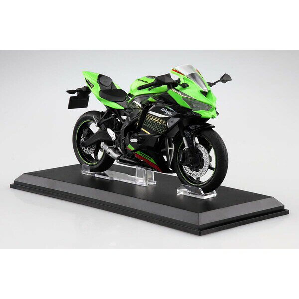 アオシマ（スカイネット） 【再生産】1/12 完成品バイク KAWASAKI Ninja ZX-25R ライムグリーン×エボニー 塗装済完成品