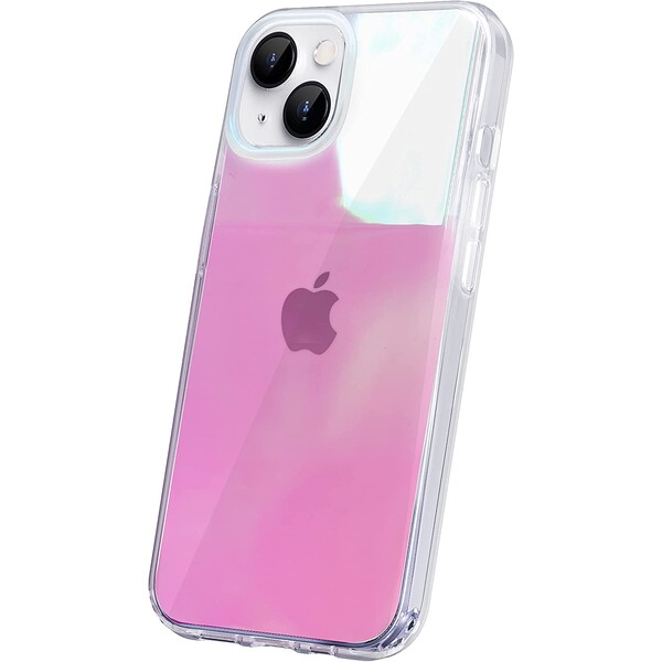 アピロス iPhone 13用 TPUソフトケース Carat オーロラPINK EYLE（アイル） PEI24-CR01-PK