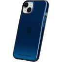 アピロス iPhone 14用 TPUソフトケース HEXAGON MATTE SUNSET BLUE CRYSTAL ARMOR（クリスタルアーマー） PEI27-HX-MSB