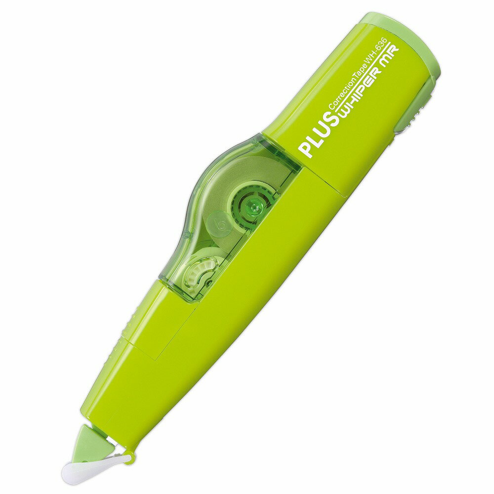 【返品種別A】□「返品種別」について詳しくはこちら□2011年11月 発売◆筆記具感覚で自然な使い心地のペン型修正テープ。◆持ちやすいペン型ボディでペンケースにすっきり収納でき、持ち運びにも適しています。◆消したい所をピッタリ消せる 引いて1行、押して1文字の2WAY機能。◆なめらかな使い心地。ヘラ式に比べてテープの引きが軽くなめらかです。◆ワンタッチ開閉キャップ、指1本でワンタッチ開閉するキャップを採用。使用しない時にはしっかりとヘッド部分を保護します。◆ヘッドと機構部分を残したエコ設計の交換テープ。本体の両端を持って左右に引っ張るだけで簡単に交換できます。■　仕　様　■カラー:グリーン外形寸法:W110×D18×H25mmテープの長さ:6mテープ幅6mm交換タイプ[WH63643927]OAサプライ/OA機器＞オフィス事務用品・文房具＞ステーショナリー＞修正液・テープ