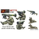 ホビーファン 1/35 アメリカ陸軍特殊部隊隊員1体入 w/ジャベリン＆軍用犬＆Mk18 CQBR【HF770】 プラモデル