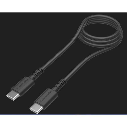 多摩電子 USB2.0 Type-C/Type-Cケーブル 60W 1.0m(ブラック) TH265CC10K