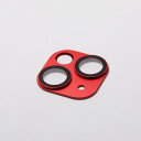 ディーフ iPhone 14/14 Plus用 カメラレンズカバー HYBRID CAMERA LENS COVER(レッド) DG-IP22GA2RD