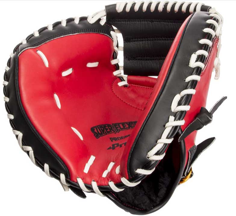 PCM-4253RH サクライ貿易 軟式野球用 キャッチャーミット 左投げ用(レッドオレンジ×ブラック) PROMARK プロマーク 親指革命