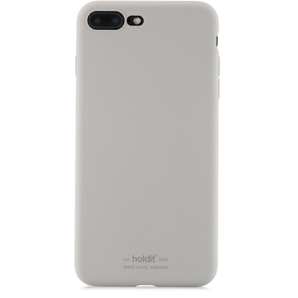 ホールディット スマホケース レディース Holdit（ホールディット） iPhone8Plus/7Plus用　ソフトタッチシリコーンケース　（トープ） Holdit 14052