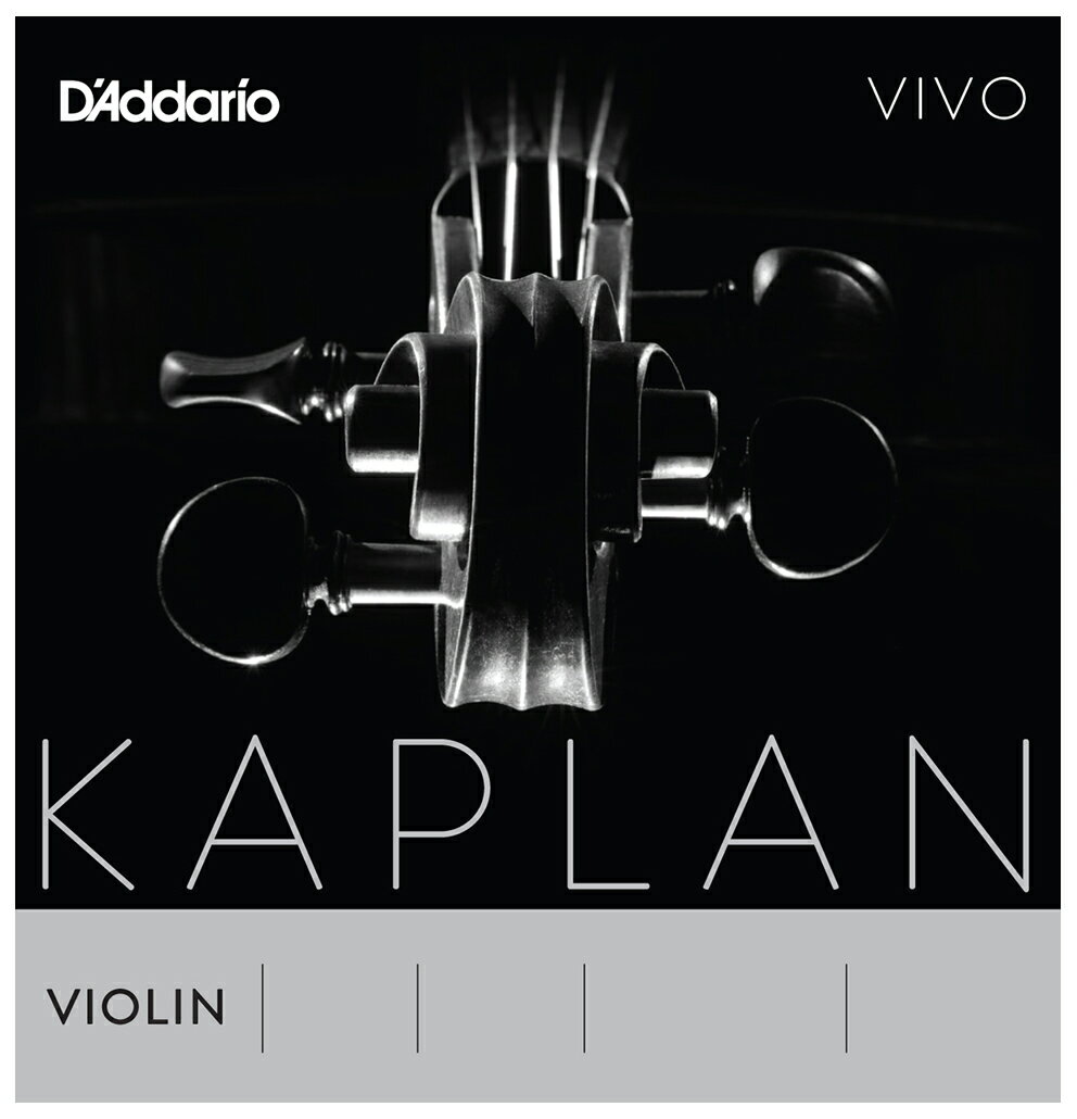 【返品種別A】□「返品種別」について詳しくはこちら□※画像はイメージです。Kaplan Vivo Violin Strings今までにない美しさと力強さを兼ね備えたプロフェッショナルモデルです。Kaplan Vivoはドラマチックかつクリアで品のあるダークな音色が特徴。幅広く色鮮やかな音の表現と素晴らしい弾き心地を持ち合わせています。■　仕　様　■KV313 4/4M KAPLAN VIVO D MED[KV31344M]ダダリオ楽器・レコーディング＞楽器アクセサリー＞弦＞バイオリン弦