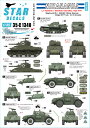 STAR DECALS 1/35 現用 ニカラグア 1 国家警備隊 スタッグハウンドMkI M4A3E8/105mm榴弾砲 ダッジM37 CV.33アンサルド デカール【SD35-C1340】 デカール