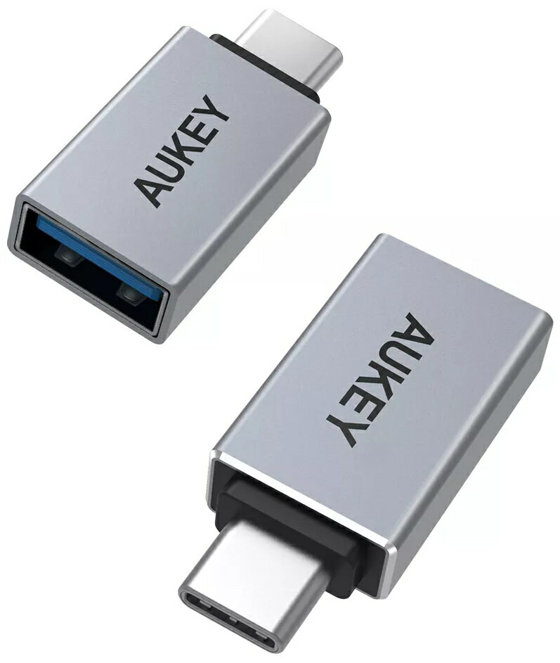 AUKEY USB 3.0 USB-A to C 変換アダプター　(2個セット) CB-A22