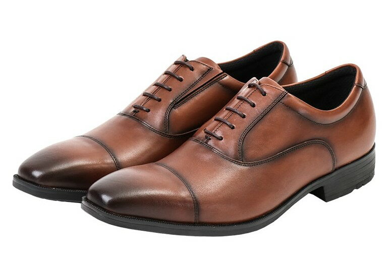 テクシーリュクス ビジネスシューズ　ストレートチップ（ブラウン・29.0cm） TU-7010-025-29.0 texcy luxe（アシックス商事）　本革靴