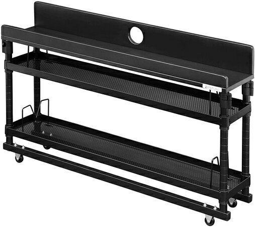 バウヒュッテ 昇降式ヘッドボード (幅97cm×奥行22cm) ブラック BHB-950-BK [BHB950BK]