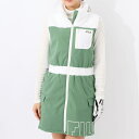 792212MGN フィラ レディース ボンディングワンピース(グリーン・サイズ:M) FILA GOLF フィラゴルフ