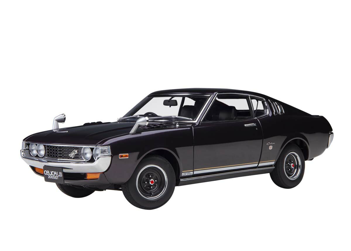 オートアート 1/18 トヨタ セリカ リフトバック 2000GT （RA25） 1973（ダークパープル メタリック）【78769】 ミニカー