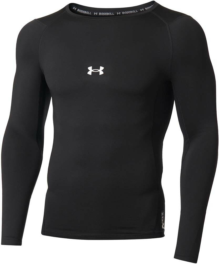 1375373-001-XL アンダーアーマー コールドギアアーマー コンプレッション ロングスリーブ クルーシャツ（Black・サイズ：XL） UNDER ARMOUR　COLDGEAR