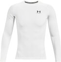 1361524-100-XXL アンダーアーマー ヒートギアアーマー ロングスリーブ シャツ(ホワイト/ブラック・サイズ:XXL) UNDER ARMOUR U...