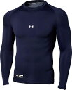 1358646-410-XL アンダーアーマー ヒートギアアーマー ロングスリーブ クルーネック(ミッドナイトネイビー・サイズ:XL) UNDER ARMOUR...