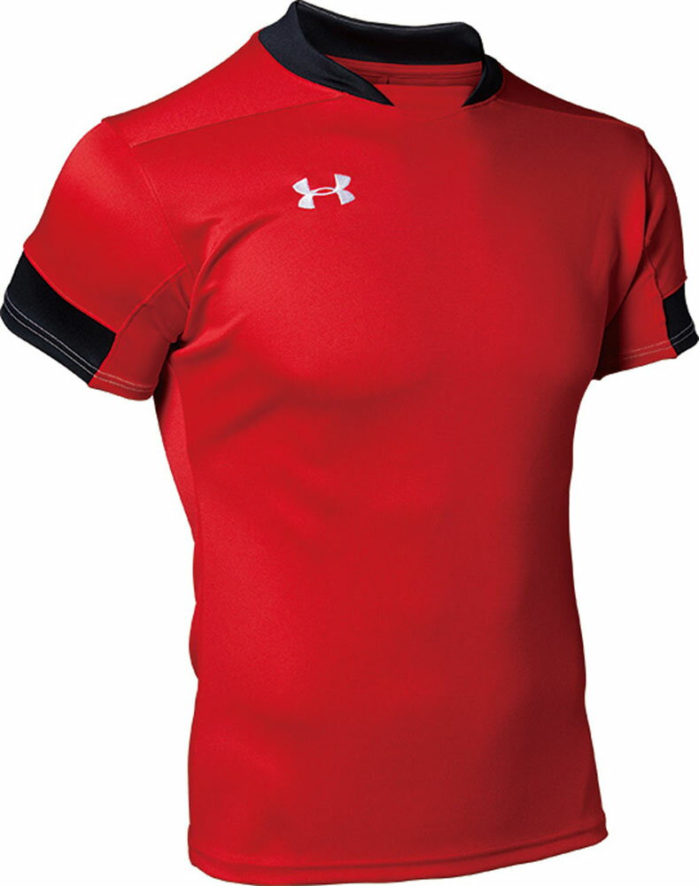 1365028-600-XL アンダーアーマー ラグビー プラクティス ショートスリーブ シャツ（レッド・サイズ：XL） UNDER ARMOUR　UA