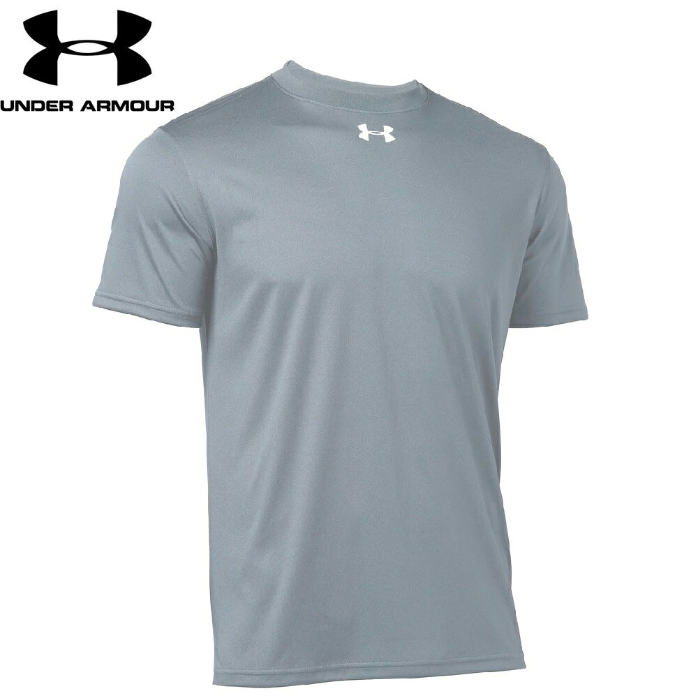 アンダーアーマー ショートスリーブ シャツ（チームグレー/ホワイト・サイズ：SM） 1375588-102-SM UNDER ARMOUR　UA