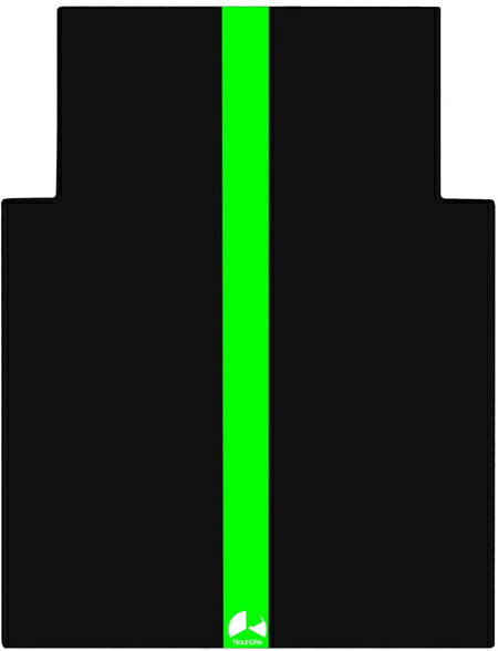 バウヒュッテ ゲーミングチェアマット (幅144cm×奥行108cm) グリーン BCM-144N-GN