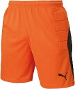 PJ-729968-04-140 プーマ LIGA ジュニア GKパンツ パッド付(ゴールデンポピー/プーマブラック・サイズ:140) PUMA