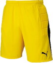 PJ-729968-03-150 プーマ LIGA ジュニア GKパンツ パッド付(サイバーイエロー/プーマブラック・サイズ:150) PUMA
