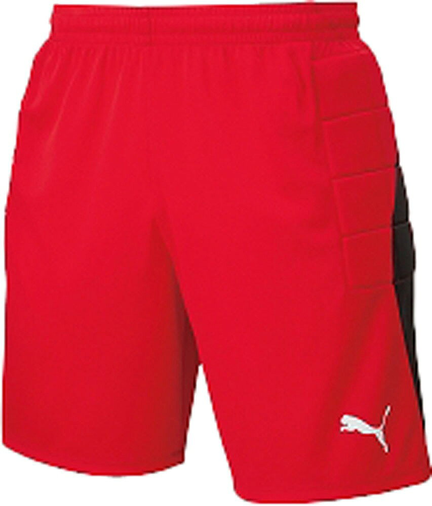 プーマ LIGA ジュニア GKパンツ パッド付（プーマレッド/プーマホワイト・サイズ：150） PJ-729968-01-150 PUMA