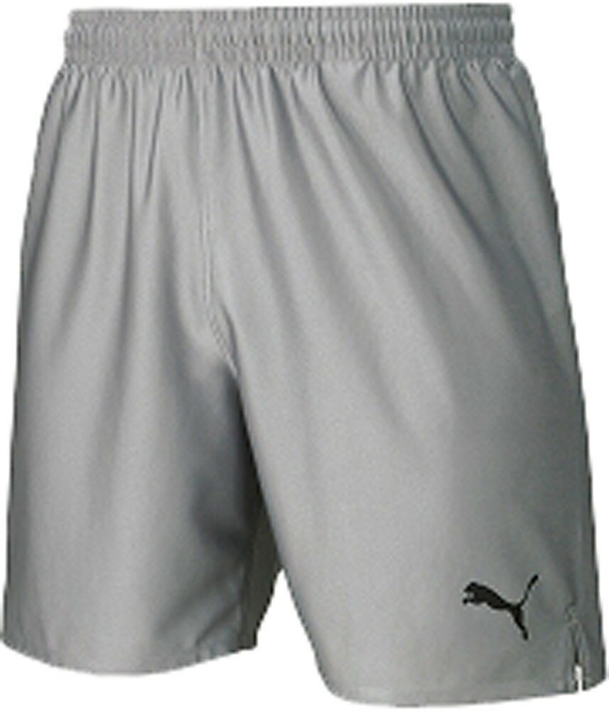PJ-729970-14-140 プーマ ジュニア LIGA ゲームパンツ(シルバー/ブラック・サイズ:140) PUMA