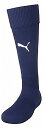 PJ-729880-06-18 プーマ ジュニア LIGA ストッキング(ピーコート/プーマホワイト・サイズ:18) PUMA