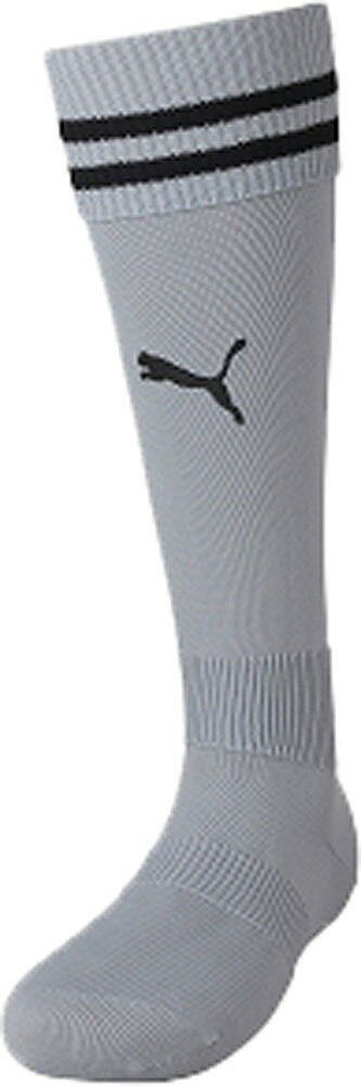 PJ-729881-14-27 プーマ ライン入り ストッキング(シルバー/ブラック・サイズ:27) PUMA